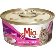 Uravas Store Mio 85 gr Yaş Mama, Tavuklu Hindili x 24 Adet