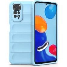 Erdo Ticaret Buğz Xiaomi Redmi Note 11 Kılıf Optimum Silikon - Sky Blue