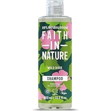 Uravas Store Faith In Nature %99 Doğal Onarıcı Şampuan Normal &amp; Kuruya Dönük Saçlar Için (Yabani Gül, 400 ml