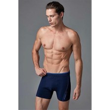 Eros Ers014 Compact Renkli Boxer Lacivert Erkek İçin M Beden Rahat Paça Tasarımı