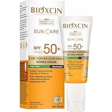 Uravas Store Bioxcin Sun Care Çok Yüksek Korumalı Yağlı Ciltler Için Güneş Kremi Spf 50+