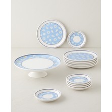 English Home Daisy Seramik Pasta Seti 13 Parça 6 Kişilik Renkli