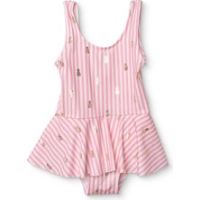 Hellobaby Kız Bebek Mayo Çilek Baskılı