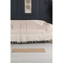 Virdis Home Elmas Desen Pamuklu Koltuk Örtüsü 170X210CM Tekli & Üçlü Koltuk, Çekyat ve Berjer İçin Lüks Yıkanabilir