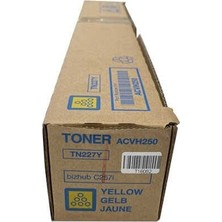 Konica Minolta Tn-227Y Yellow Sarı Orjinal Fotokopi Makinası Toneri Bizhup C257İ 24.000 Sayfa Kapasiteli