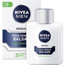 Nivea Men Hassas Tıraş Sonrası Balsam 100 ml Hızlı Rahatlama Sağlayan Alkolsüz Formül