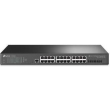  tl-sg3428x 24 port 10-100-1000 mbps switch 4 port 10ge sfp l2 çelik kasa rack mount