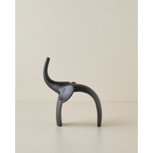 English Home Elephant Alüminyum Biblo 18 cm Siyah