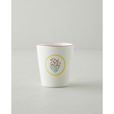 English Home Brightfloria Porselen Bardak 260 ml Beyaz