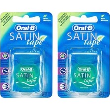 Oral-B Diş İpi Satin Tape 25 M x 2 Adet Mint Aromalı Konforlu Bant Özelliği