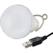 kzy mobilyal Powermaster Beyaz LED Ampul 5W 6V USB Kablolu E-27 Duy Tipi Yüksek Güç Tüketimi