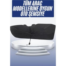 Uslucan Alışveriş Oto Ön Cam Güneşliği Otomatik Katlanabilir Gölgelik Oto Cam Şemsiye