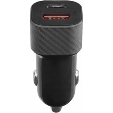 Uslucan Alışveriş Araç Içi Hızlı Şarj Soketi 38W Oto Çakmaklık Type-C Araba Çakmaklık