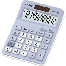 Casio Açık Mavi 12 Hane Masa Üstü Hesap Makinesi