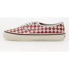 Vans VN000D9NCIS1 Lx Authentic 44 Kırmızı - Beyaz %50 Keçi Derisi, %50 Sığır Derisi Erkek Lifestyle Ayakkabı