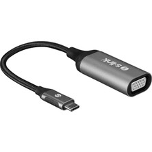 S-Link Swapp Sw-U5145 Gri Metal Type-C To Vga Adaptör