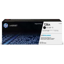  136a black siyah 1.150 sayfa kapasiteli toner w1360a