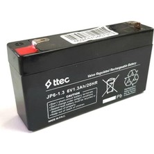 Ttec Plus 6V 1.3Ah Bakımsız Kuru Akü