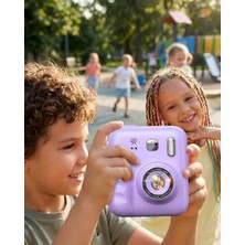 SHC4200 Çocuklar Için Anında Baskılı Kamera Hd Ekran 4 Rulo Kağıt 5 Kalem Set Hediyeli