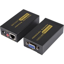 Vcom Dd191 Vga Rj45 Cat5E-6 Extender Metal 100 Metre Uzatıcı