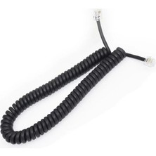  spiral siyah pluglu ahize kordonu 30 cm