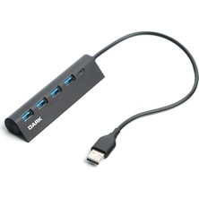 Dark Dk-Ac-Usb346 Usb Type-A To 1Xusb-C Charge 4 Port Usb2.0 Hub