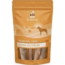 SHC4200 Kito Kurutulmuş Dana Kuyruk Çiğnemelik Ödül MAMASI%100 Doğal, Glutensiz, Organik 100 Gr(Dog T