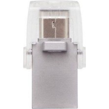 Kingston Dtduo3Cg3-64Gb Datatraveler Microduo 3C 200Mb-S Dual Usb-A + Usb-C Flash Bellek