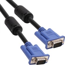 Vcom Mavi Konnektör Siyah 3 Metre Vga M-Vga M Görüntü Kablosu Cg341Ad-3.0