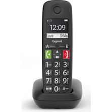  geniş ekran siyah telsiz dect telefon e290