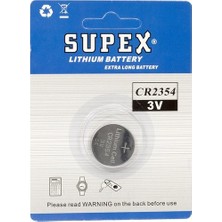 Supex Cr2354 3V Lityum Tekli Paket Pil