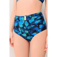 Suwen Bluebell Yüksek Bel Toparlayıcı Bikini Alt