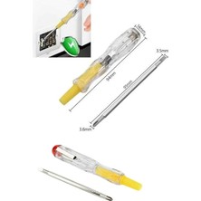 Uslucan Alışveriş Çift Uçlu Kontrol Kalemi Elektrik Test Kalemi Şeffaf