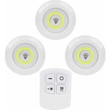 Uslucan Alışveriş Kablosuz Pilli Işıldak  Masa Lambası Mutfak Tezgah Altı Banyo Dolabı Dolap Içi