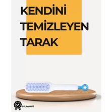 SHC4200 Kendi Kendini Temizleyen Saç Tarağı – Anti-Statik, Silikon Uçlu, Abs Malzeme, 22X4 cm