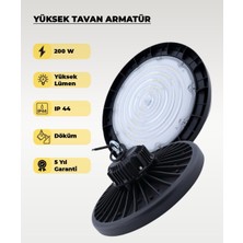 AC Aydınlatma Yüksek Tavan Armatür 200W - 4000K Günışığı - 5 Yıl Garanti