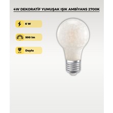 AC Aydınlatma 4W Soft Işık LED Ampul – Dekoratif Yumuşak Işık Ambiyans 2700K