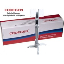  projeksiyon tavan asma aparatı 50-100 cm teleskop h50