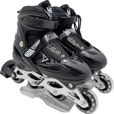 Vardem Işıklı Ayarlanabilir (Alıştırma ve Sıralı) Paten L Boy (38-41 Numara)