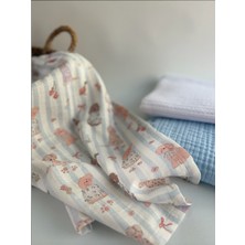 Petite Étoile Organik 3’lü Müslin Örtü & Pike Seti | Oeko-Tex® Sertifikalı | %100 Pamuk