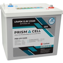Sed Prismacell 12.8V 235AH Lifepo4 Akü | Karavan & Solar