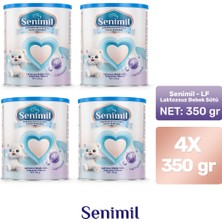 Senimil Laktozsuz Bebek Sütü 350 gr  4 Lü Avantaj Paketi