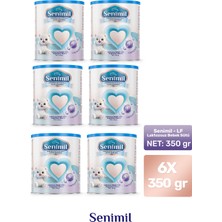 Senimil Laktozsuz Bebek Sütü 350 gr  6 Lı Avantaj Paketi