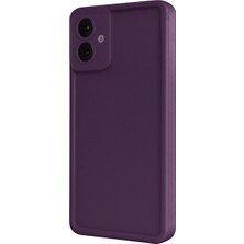 Erdo Ticaret Buğz Samsung Galaxy A07 4g Viera Silikon - Mürdüm