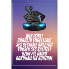 Uslucan Alışveriş Kulaklığı Mikrofonlu Kablosuz  Kulaklık Powerban Yüksek Ses Kaliteli