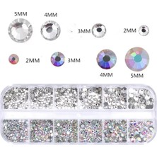 Claris Yrc-095 Tırnak Süsleme Taşı Beyaz Kutu