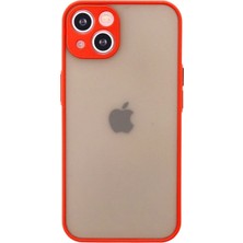 Erdo Ticaret Buğz Iphone 14 Kılıf Montreal Silikon Kapak - Kırmızı