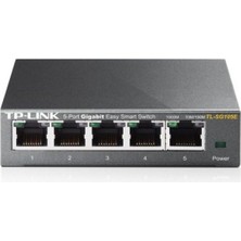  tl-sg105e 5 port 10-100-1000 mbps easy smart switch hub çelik kasa