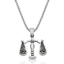 Inure Jewelry Gümüş Adalet Terazisi Kolye