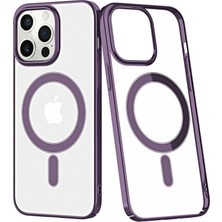 Erdo Ticaret Buğz Iphone 13 Pro Kılıf Element Magneticsafe Sert Kapak - Derin Mor